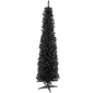Northlight 6ft Charcoal Iridescent Slim Artificial Halloween Tree - image 1