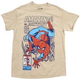 Young Mens Marvel Short Sleeve Spider-Man Tee
