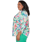 Plus Size Alfred Dunner Resort Living Tie Sleeve Floral Blouse - image 4