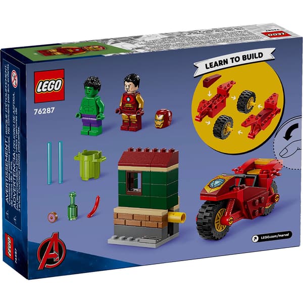LEGO&#174; Marvel Iron Man with Bike & The Hulk