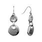 Roman Bella Uno Silver-Tone Double Drop Earrings - image 1