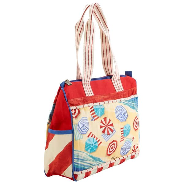 Sun ''N'' Sand Large Canvas Beach Tote