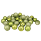 Northlight 32ct. Kiwi Green 4-Finish Christmas Ball Ornaments - image 1