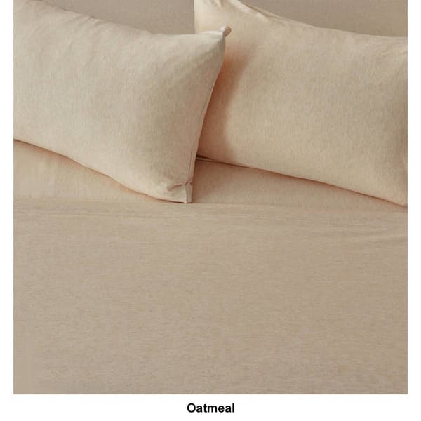 FreshFolds 4pc. Cotton Jersey Knit Deep Pocket Sheet Set
