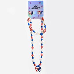 Kids Lil Ashley Butterfly Charm Necklace/Earring/Bracelet Set