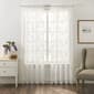 Brewster Floral Embroidered Sheer Panel Curtain - image 1