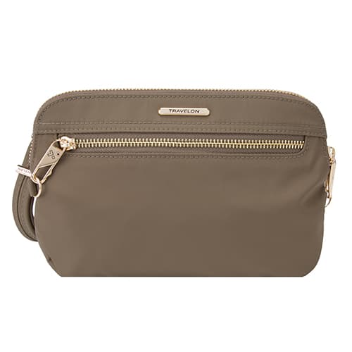 Travelon Tailored Convertible Crossbody Clutch Tote - image 