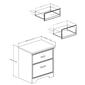 South Shore Versa 2-Drawer Nightstand - image 4