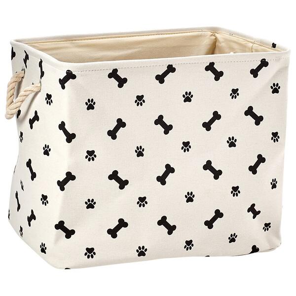 Design Imports XL Paw Print & Bone Pet Storage Bin - image 