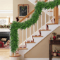 Puleo International 9ft. Soft Artificial PE Spruce Garland - image 3