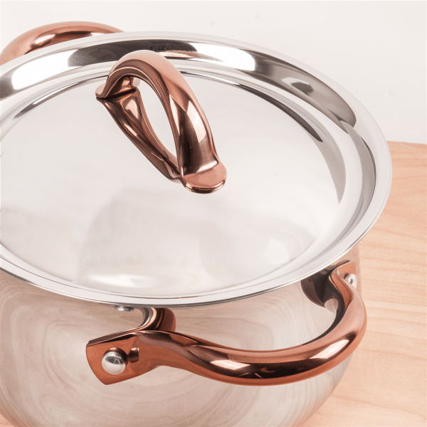 BergHOFF Ouro Gold 3pc. Stainless Steel Starter Set with Lids