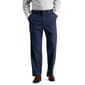 Mens Haggar(R) Blue Heather Shark Pants - image 1