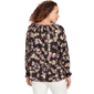 Petite Emaline Deerfield Onion Skin Floral Smock Blouse - image 2