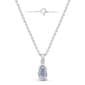Gemstone Classics&#8482; Natural Tanzanite Lab Grown Diamond Pendant - image 2