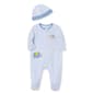 Baby Boy &#40;NB-9M&#41; Little Me Starry Elephant Footie Pajamas & Hat - image 1