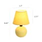 Simple Designs Mini Ceramic Globe Table Lamp - Set of 2 - image 3