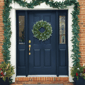Northlight Pre-Lit Blue Spruce Artificial Christmas Wreath - image 6