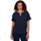 Womens Emaline Summer In The City Short Sleeve Crinkle Blouse - image 1