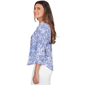 Petite Ruby Rd. Must Haves I 3/4 Sleeve Brushstroke Blouse - image 4