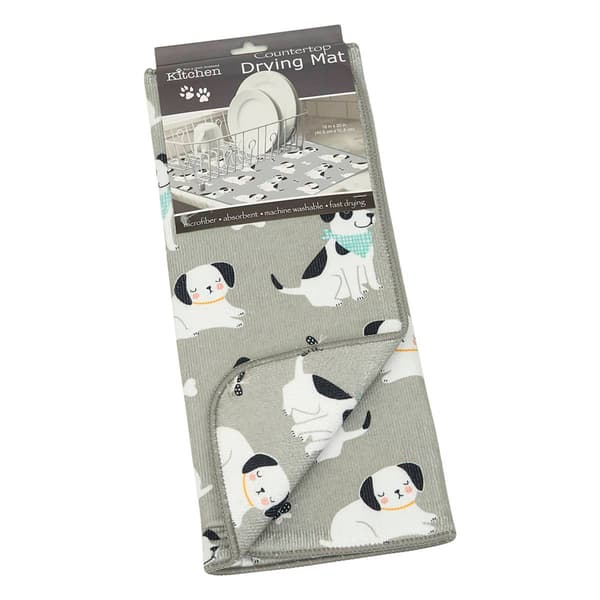 Essential Kitchen Dog Patch Drying Mat - image 