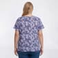 Plus Size Preswick & Moore® Short Sleeve Ditsy Floral Ring Blouse - image 2