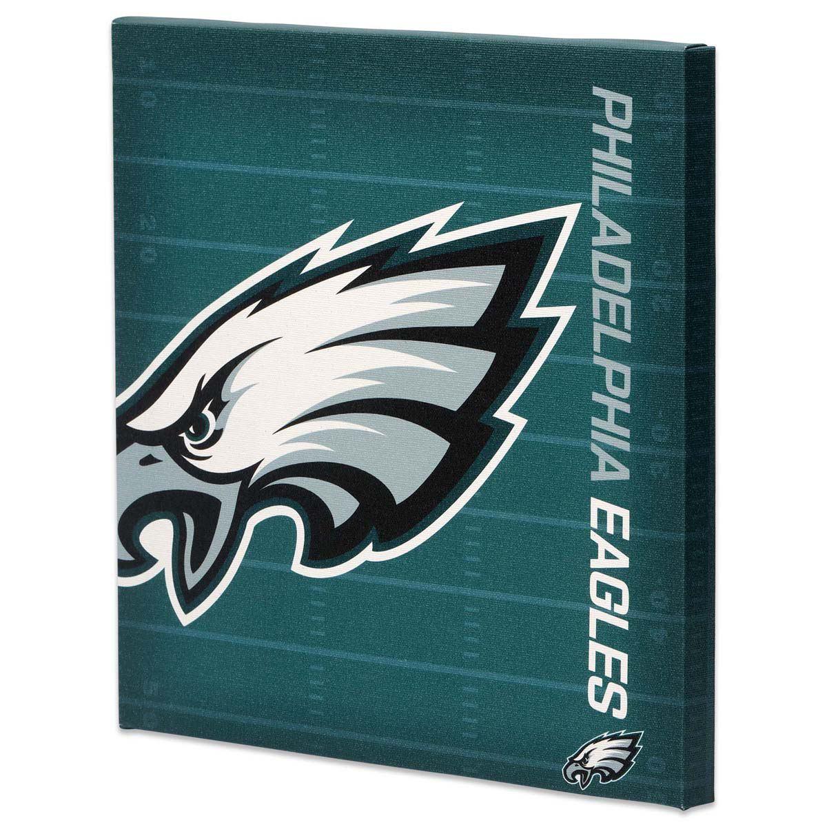 Open Road Eagles Logo Stretched Canvas Wall Decor