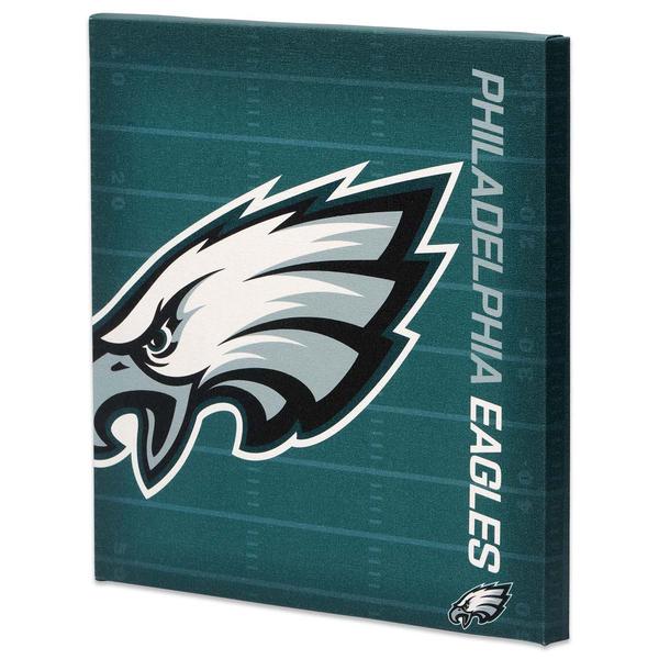 Open Road Eagles Logo Stretched Canvas Wall Decor