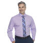 Mens Christian Aujard Purple Fitted Dress Shirt - image 1