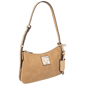 True Religion Logo Plaque Suede Shoulder Bag - image 2
