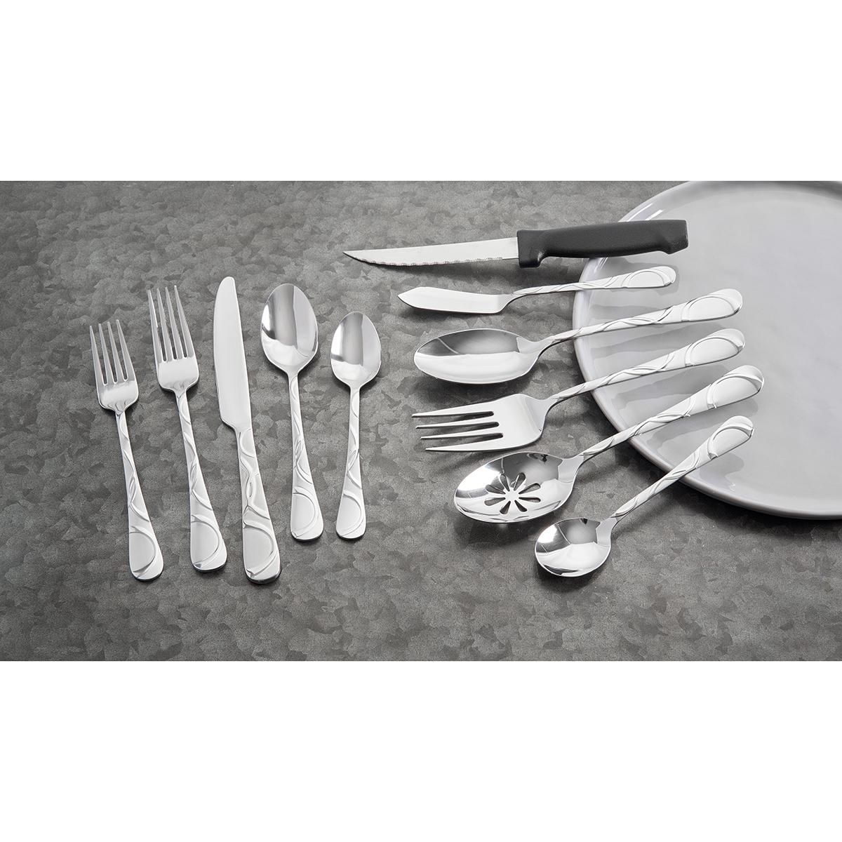 Pfaltzgraff(R) 53pc. Garland Frost Silverware Set