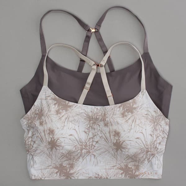 Womens Danskin 2pk. Abstract Racerback Bras - DS4003-2PKA