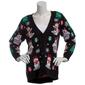 Plus Size Holiday Hype Button Front Polar Bears Cardigans - image 1
