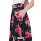 Womens White Mark Floral Flared Print Midi Skirt - image 5
