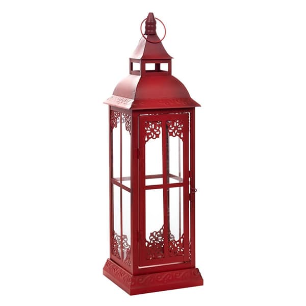 Melrose Ornamental Metal Lanterns - Set of 3