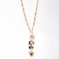 Ashley Gold-Tone Heart Shape Charm Necklace - image 1