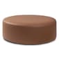 Jaxx Candler 44in. Premium Faux Leather Round Couch Ottoman - image 1