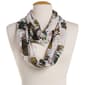 Womens Renshun Floral Pearl Silky Infinty Scarf - image 1