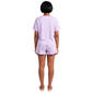 Womens HUE Purple Printed Oversized Pajama Set - image 3