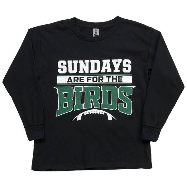 Boys &#40;8-20&#41; Sundays Are For The Birds Tailgate Tee - Black - image 