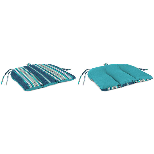 Jordan Terrace Caribbean & Husk Texture Lagoon Seat Cushion - image 