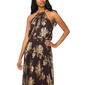 Womens MSK Sleeveless Halter Neck Pleated Foil Maxi Dress - image 5