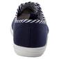 Womens Ashley Blue Navy with Stripes Canvas Fashion Sneakers - image 3