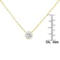 Haus of Brilliance 10kt. Gold 1/3ctw. Diamond Solitaire Pendant - image 5