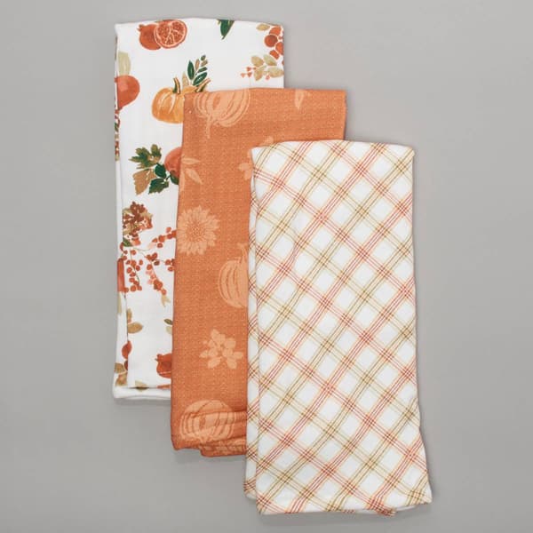 No. 918 Harvest Homestead 3pk. Kitchen Towels - image 