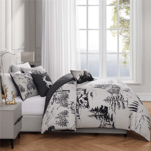 Bebejan® Rocky Mountains Cotton 5pc. Reversible Comforter Set