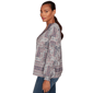 Womens Skye&#8217;s the Limit Back To Town V Neck Patchwork Blouse - image 4