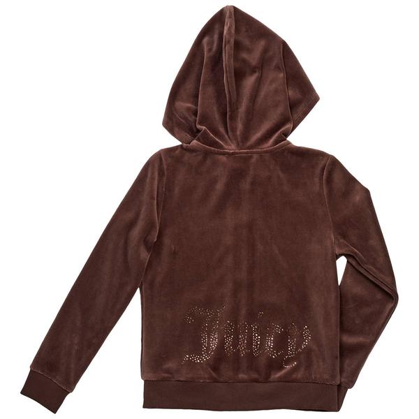 Girls (7-12) Juicy Couture Velour Juicy Hoodie & Flare Pants Set