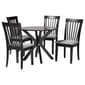 Baxton Studio Lore Modern Dark Brown Wood 5pc. Dining Set - image 1