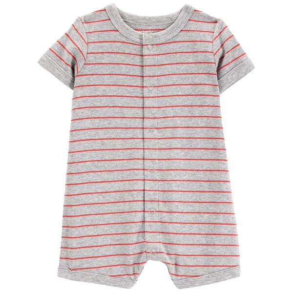 Baby Boy &#40;NB-24M&#41; Carters&#40;R&#41; Striped Crab Snap Up Romper - image 