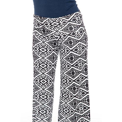 Womens White Mark Black Print Palazzo Pants